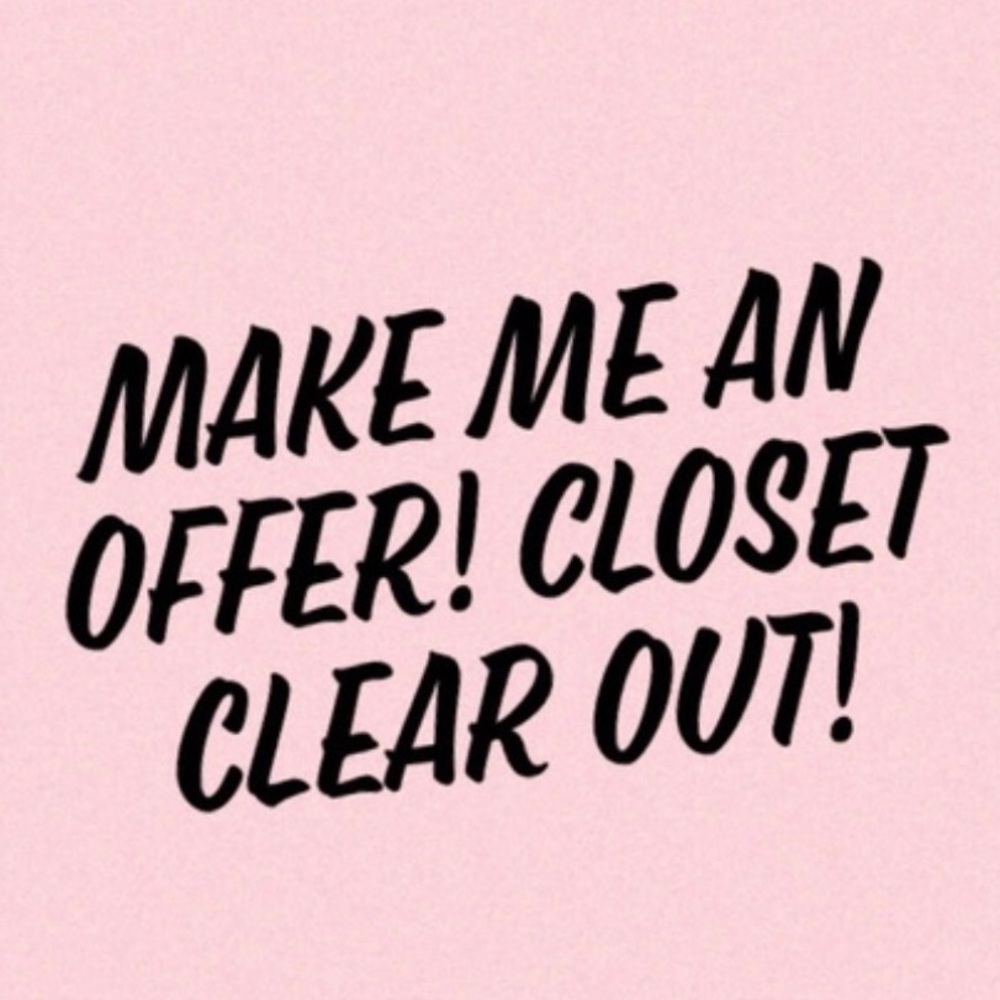 Closet clear out!